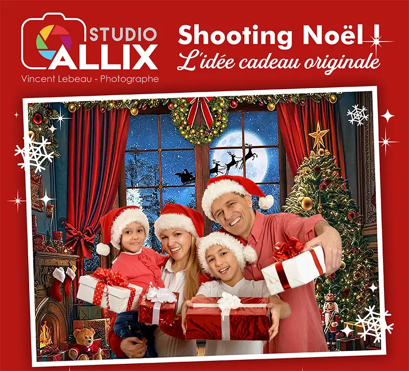 Cadeau Shooting Photo de Noël au Studio Allix - Vincent Lebeau Sens